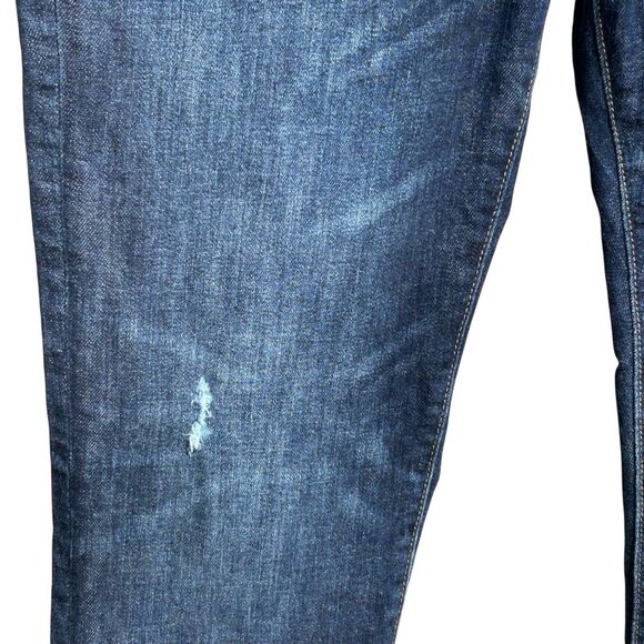 American Eagle Jeans Men 31x34 Blue Denim Slim Fit Distressed Next Level Airflex - Picture 3 of 13